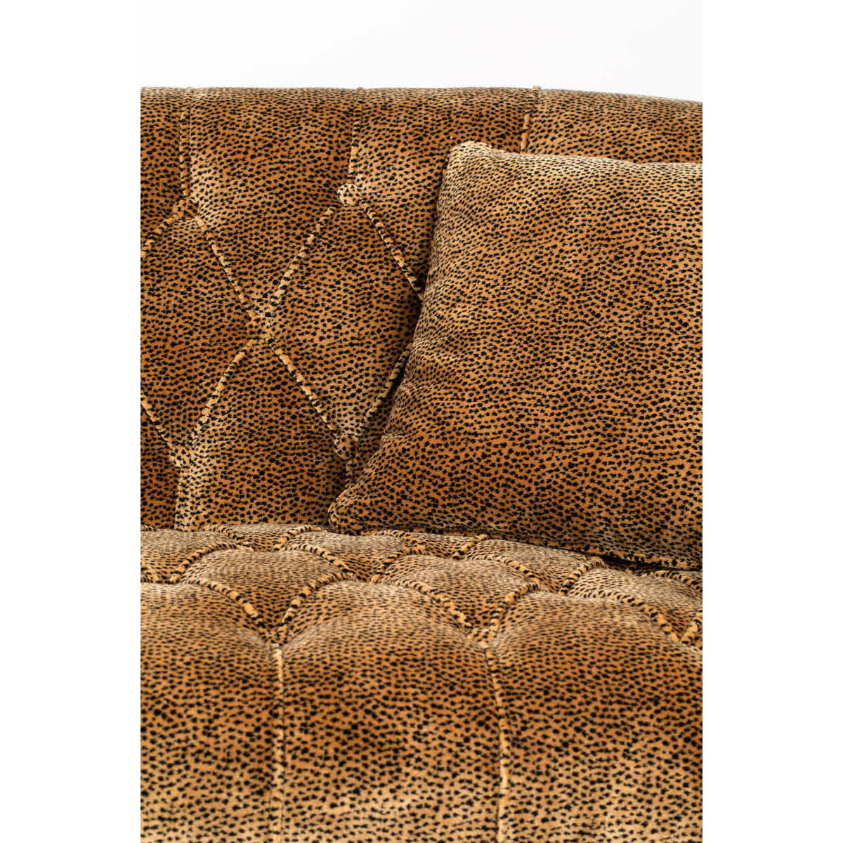Bold Monkey 71 Velvet Round Arm Curved Sofa