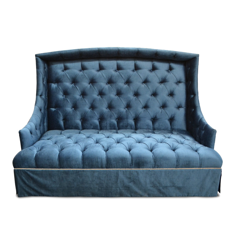 Haute House Home 735 Velvet Flared Arm Sofa