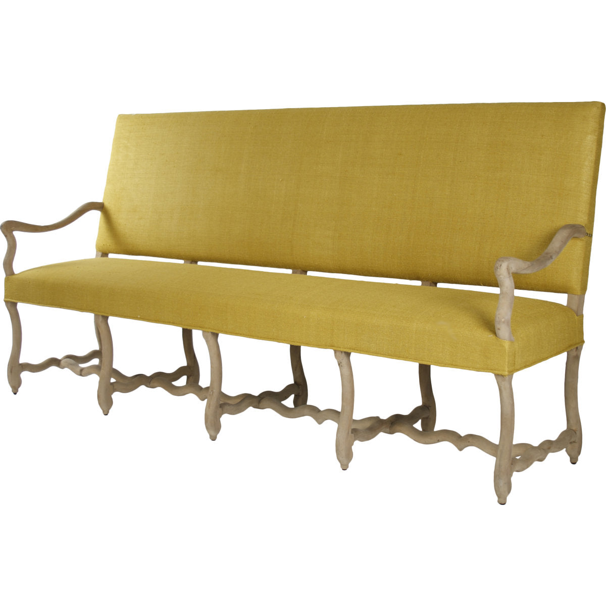 Zentique Veronike Silk Fabric Bench