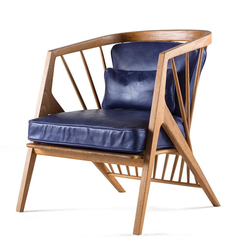 Victoria Armchair Chair with Ottoman