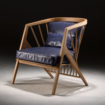Victoria Armchair Chair with Ottoman
