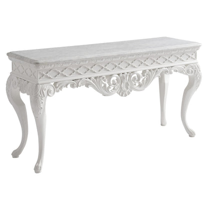 Villa Blanca 71.5'' W Marble Console Table