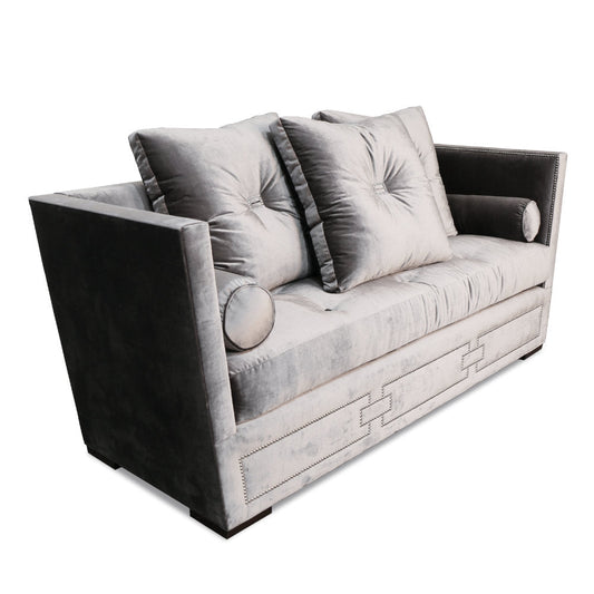 Haute House Home Vincent 83 Velvet Tuxedo Arm Sofa
