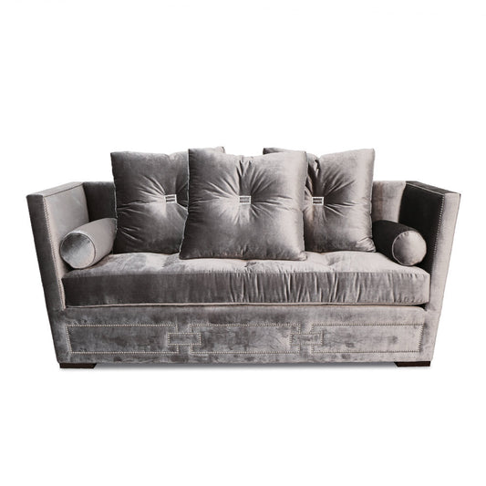 Haute House Home Vincent 83 Velvet Tuxedo Arm Sofa