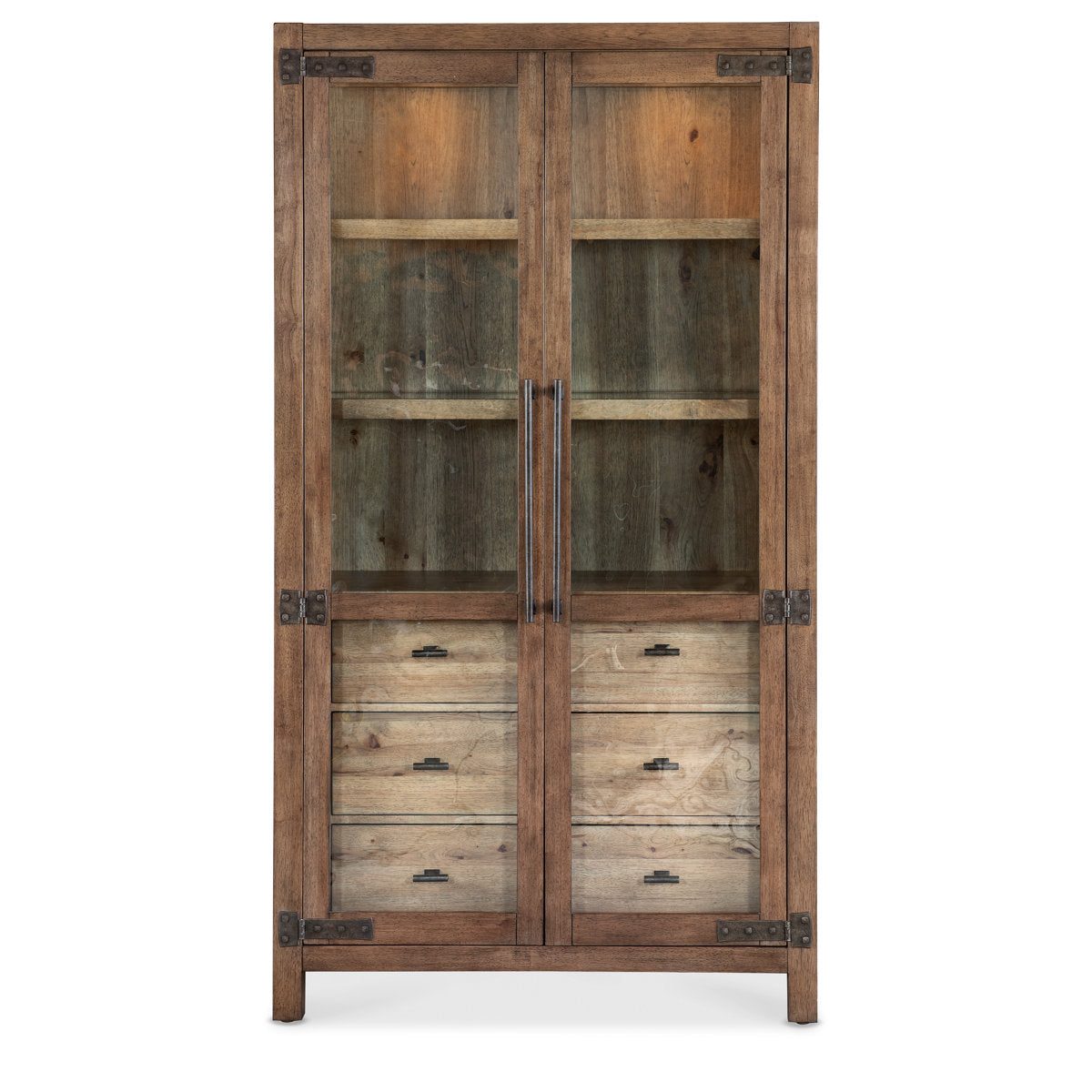 Vineyard Row Lighted China Cabinet