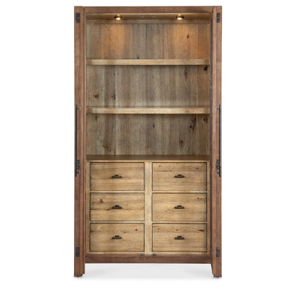 Vineyard Row Lighted China Cabinet