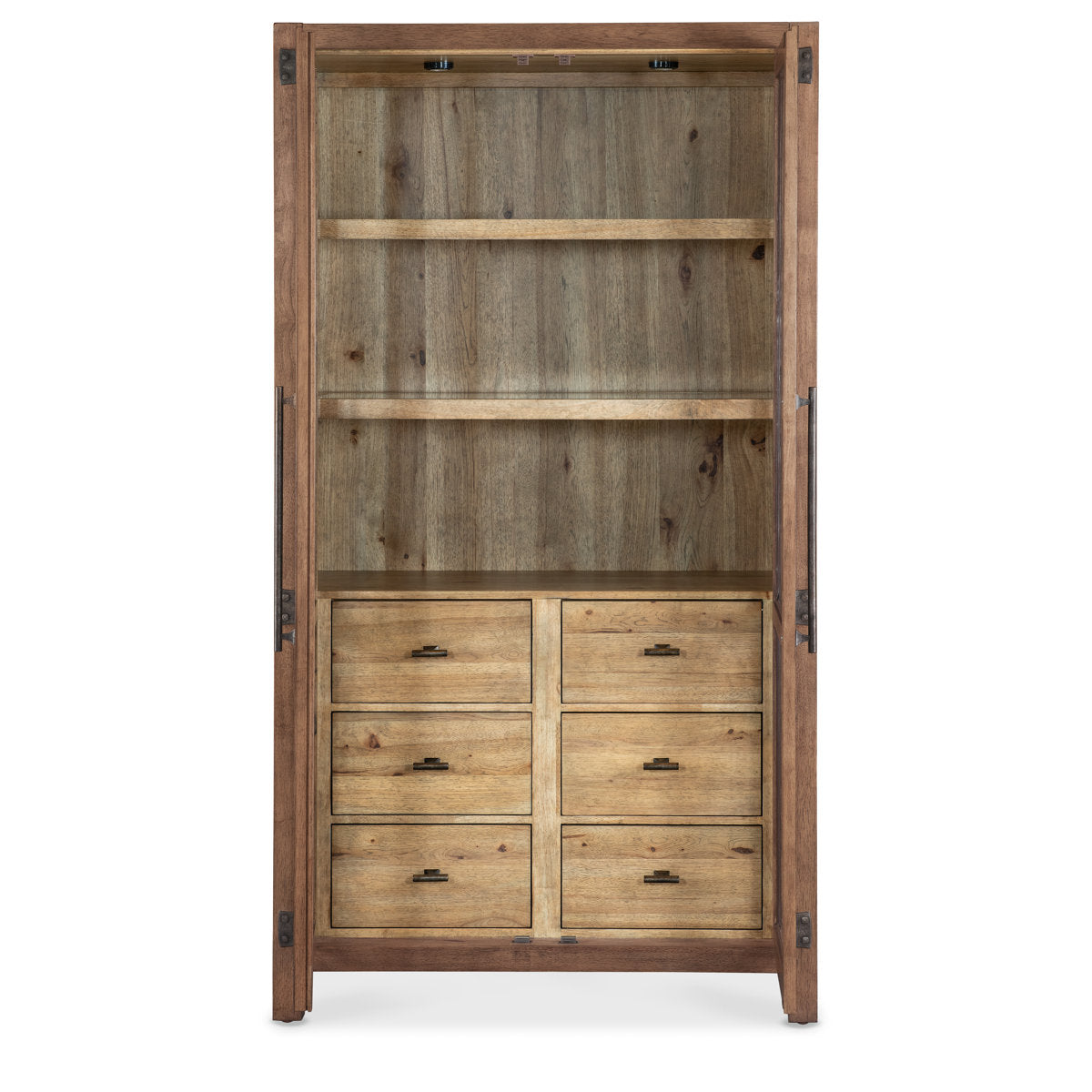 Vineyard Row Lighted China Cabinet