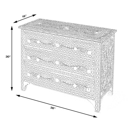 Vivienne Mother Of Pearl Drawer Chest