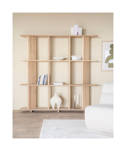 Wall Shelf Solid Wood Bookcase
