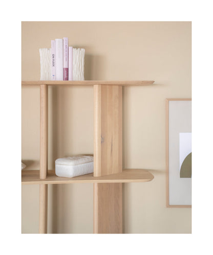 Wall Shelf Solid Wood Bookcase