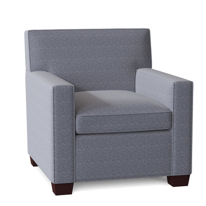 Warren Armchair Chair with Ottoman