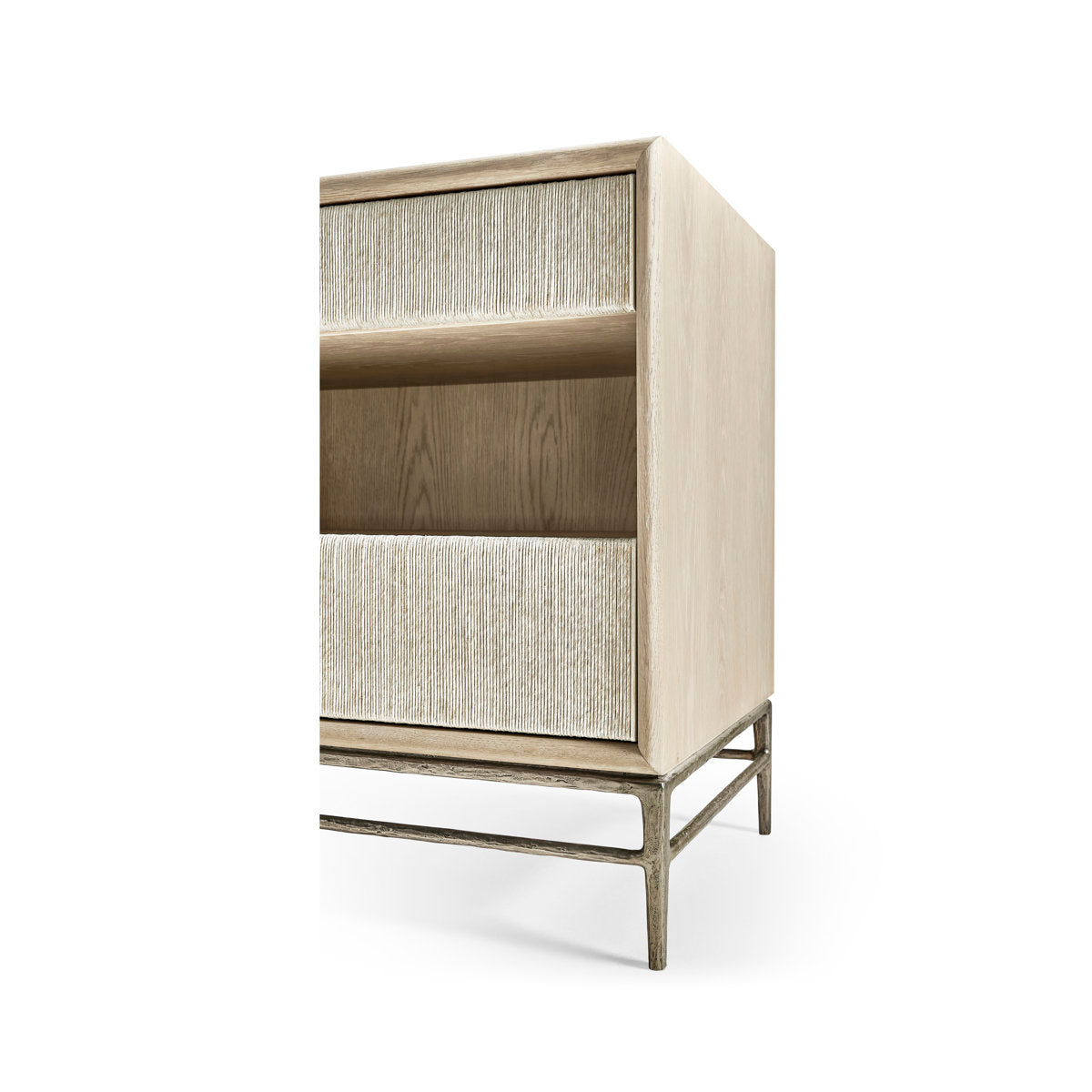 Water 2 - Drawer Solid Wood Nightstand