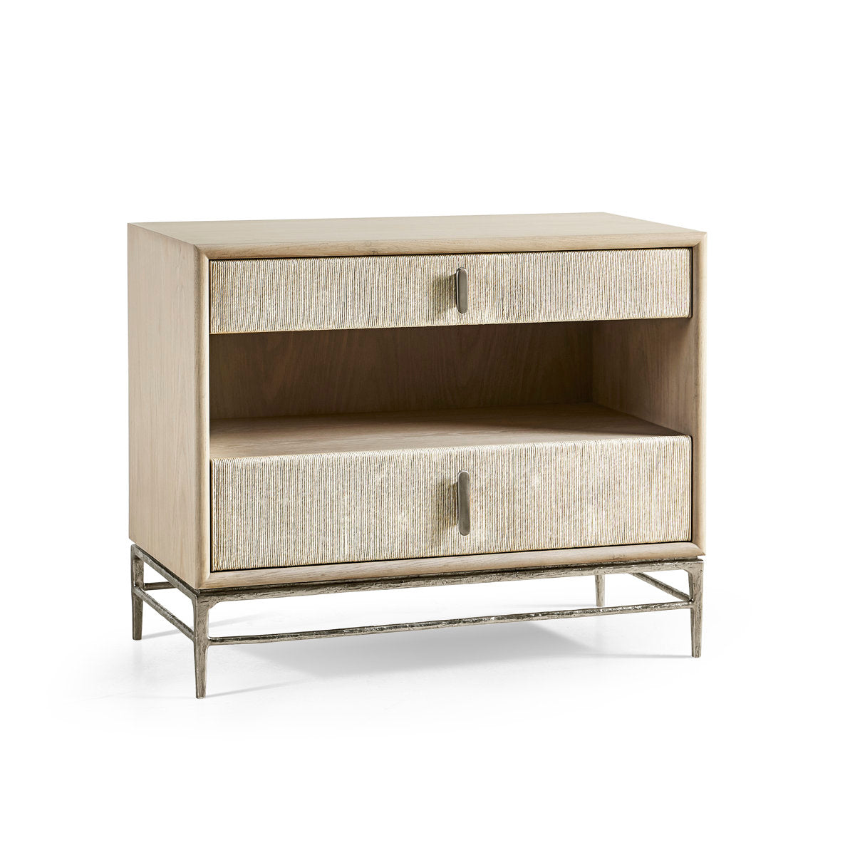 Water 2 - Drawer Solid Wood Nightstand