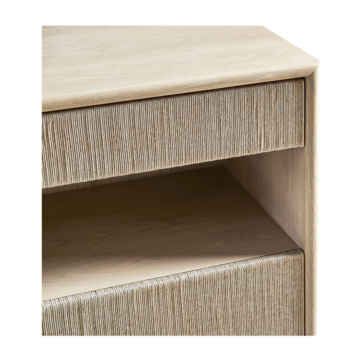 Water 2 - Drawer Solid Wood Nightstand