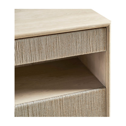 Water 2 - Drawer Solid Wood Nightstand