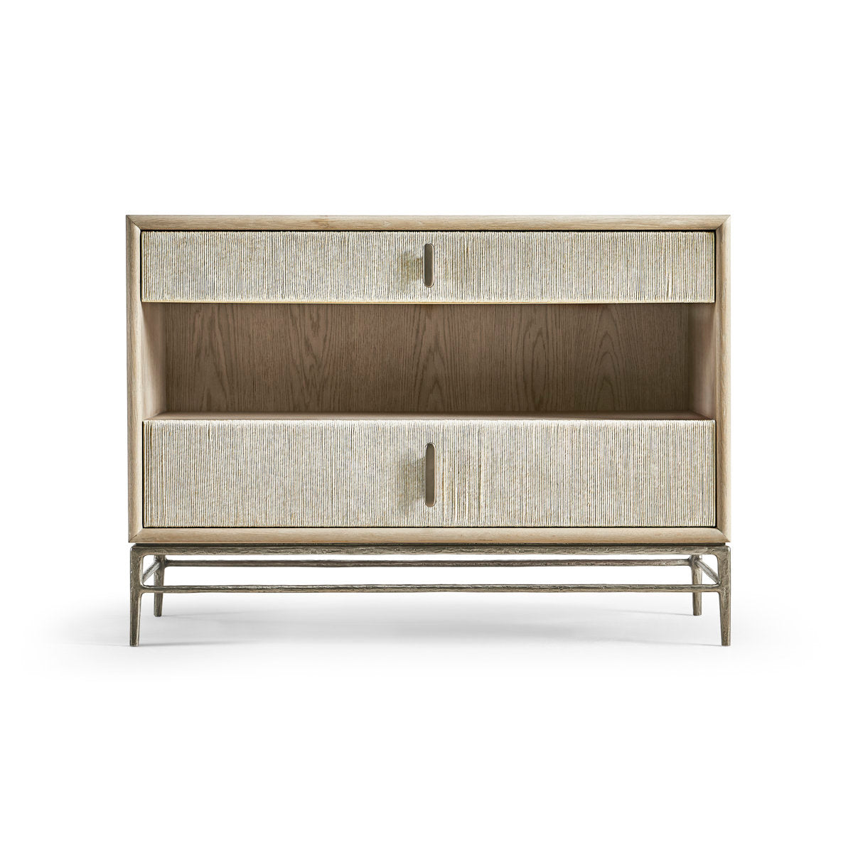 Water 2 - Drawer Solid Wood Nightstand