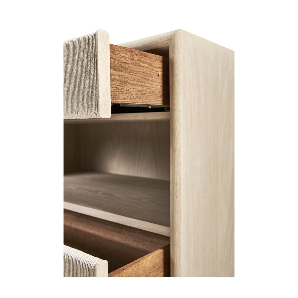 Water 2 - Drawer Solid Wood Nightstand