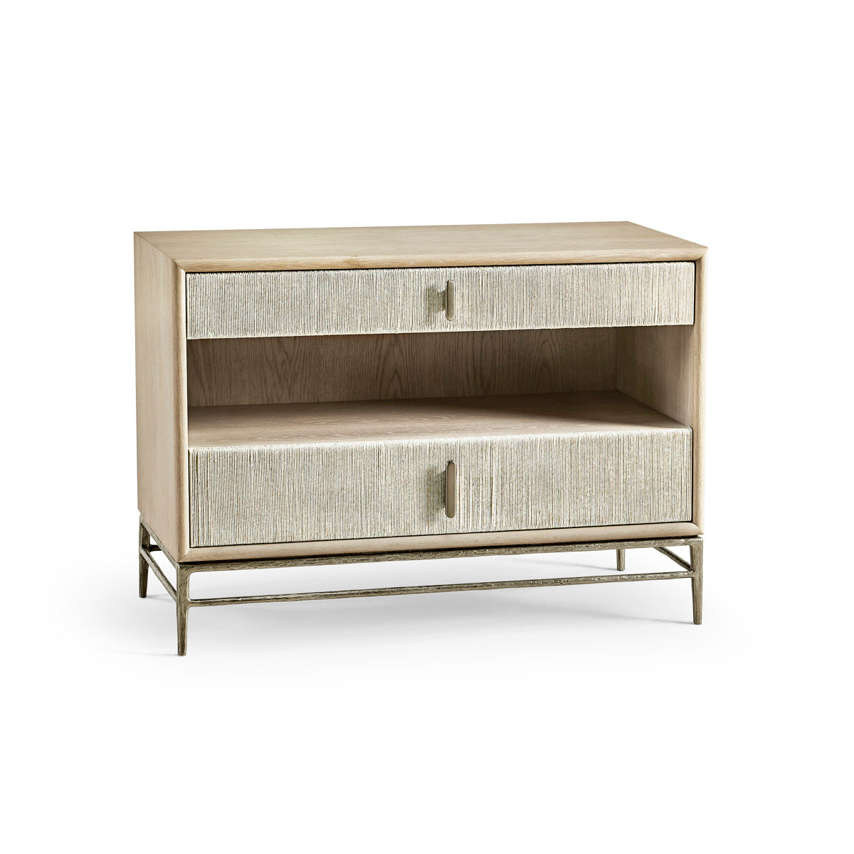 Water 2 - Drawer Solid Wood Nightstand