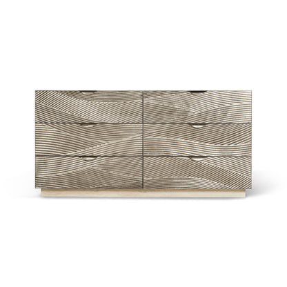 Water 6 - Drawer Solid Wood Dresser
