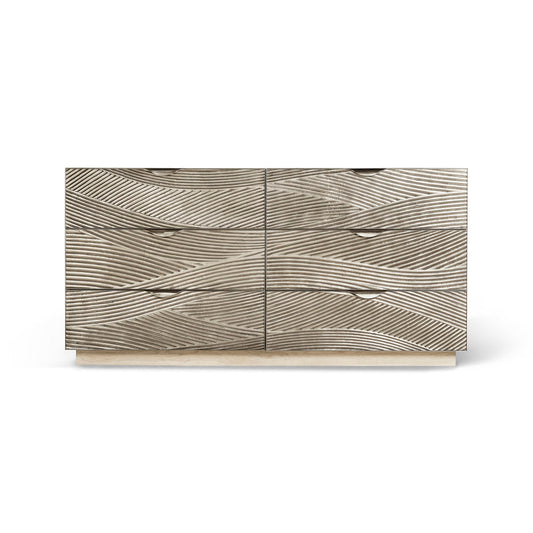 Water 6 - Drawer Solid Wood Dresser
