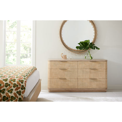 Water 6 - Drawer Solid Wood Dresser