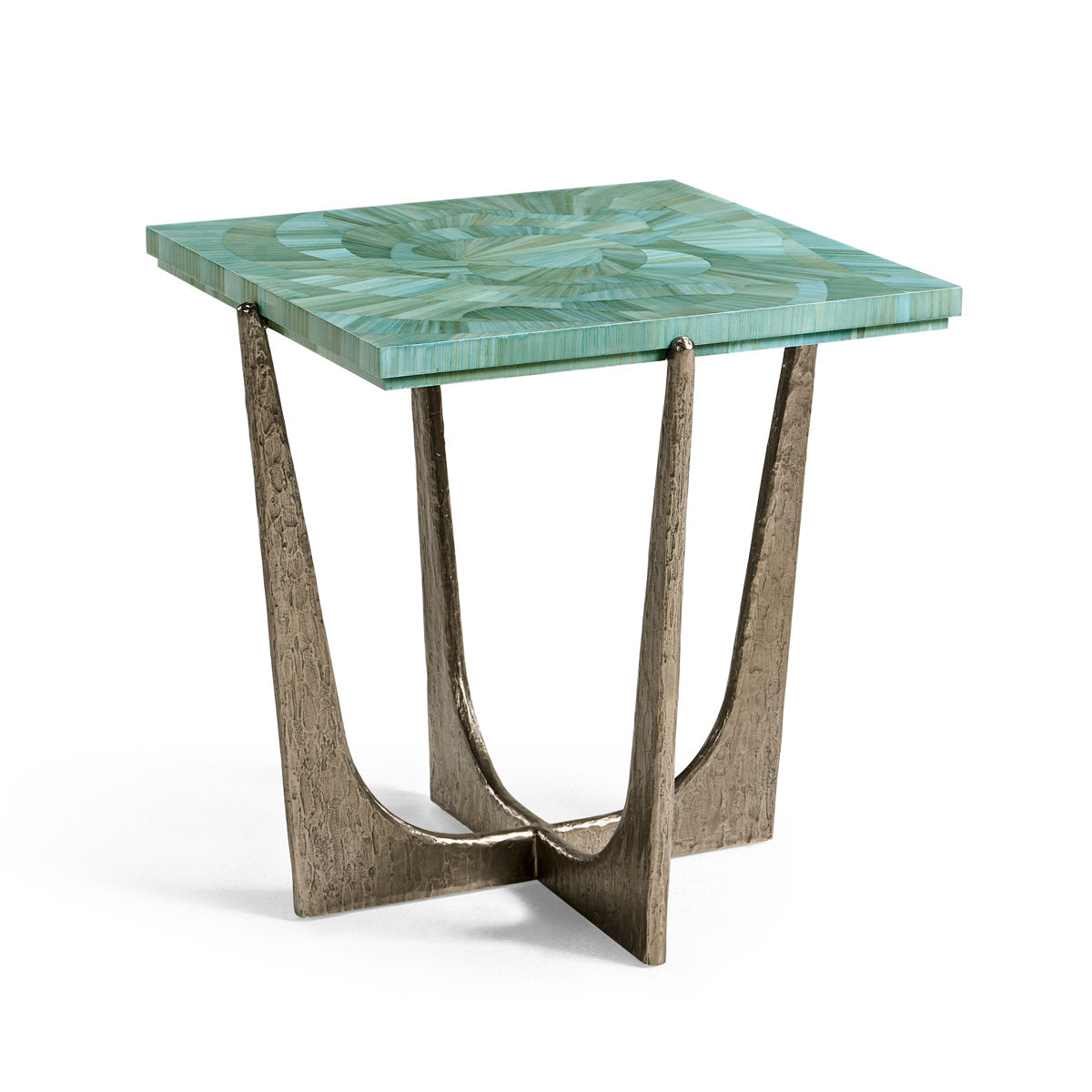 Water Seaglass Martini Table