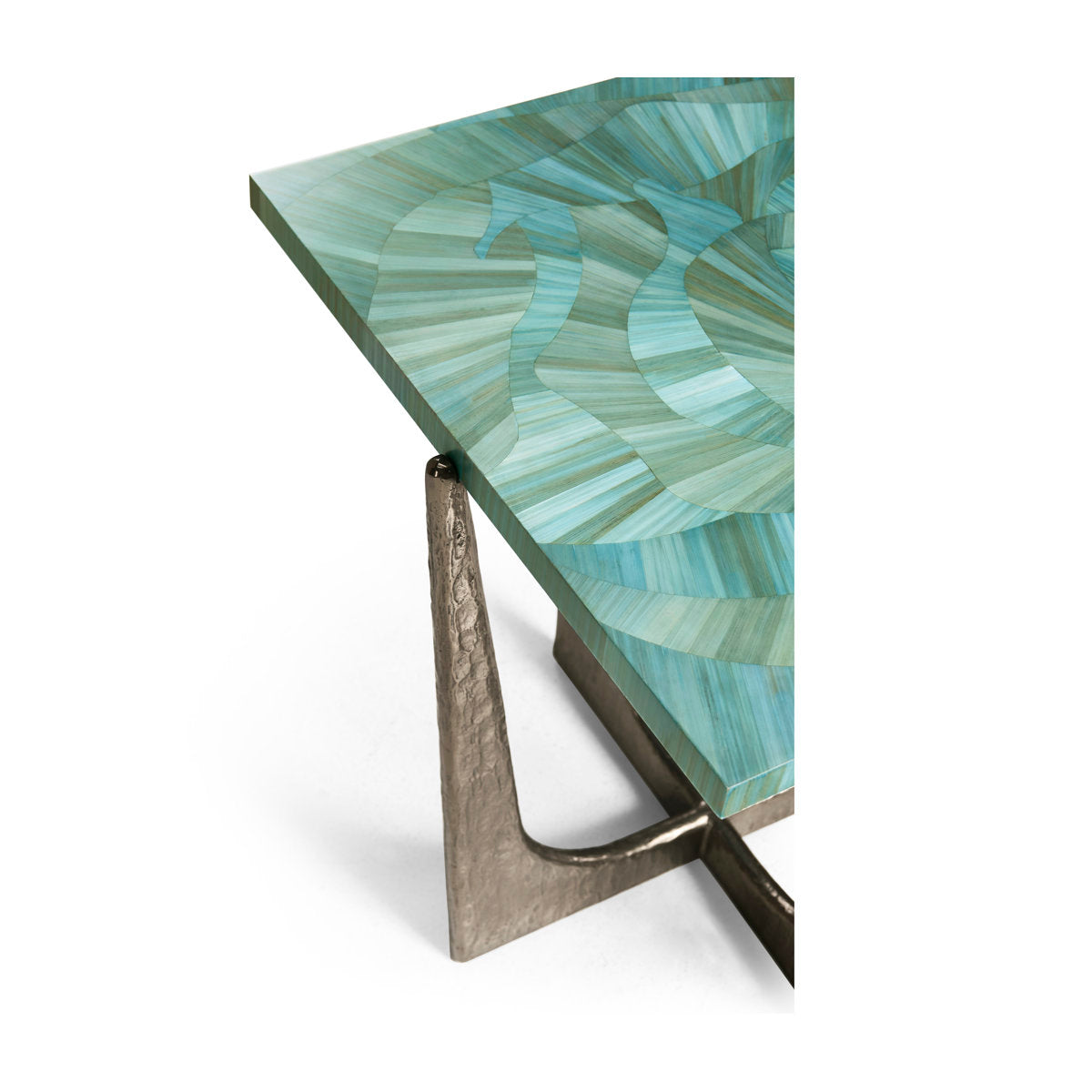 Water Seaglass Martini Table