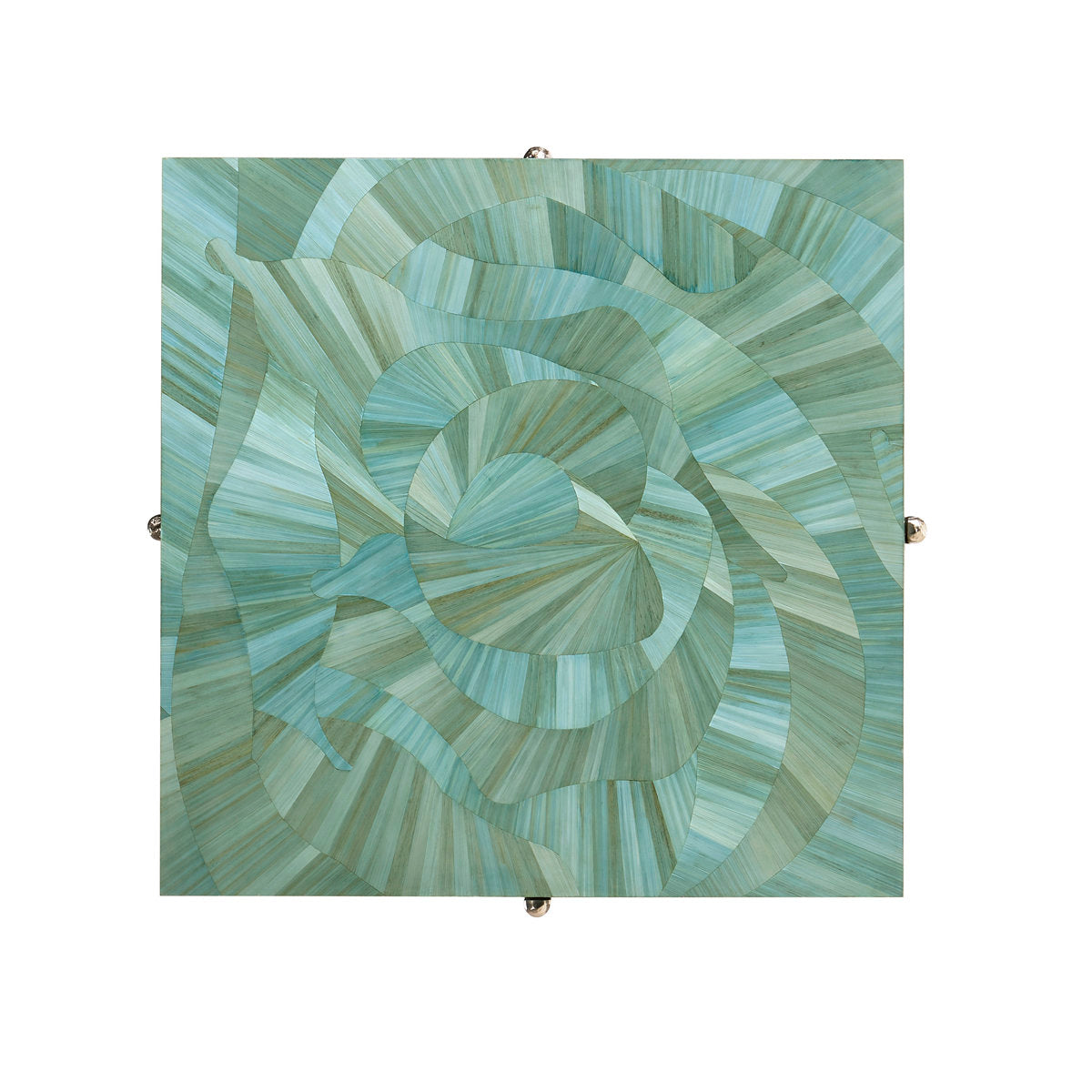 Water Seaglass Martini Table