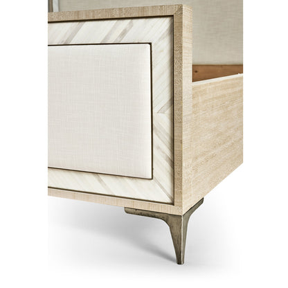 Water Upholstered King Bed