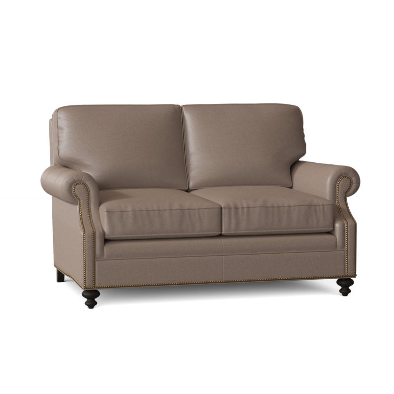 West Haven Leather Loveseat
