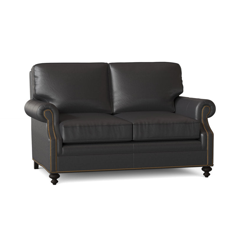 West Haven Leather Loveseat