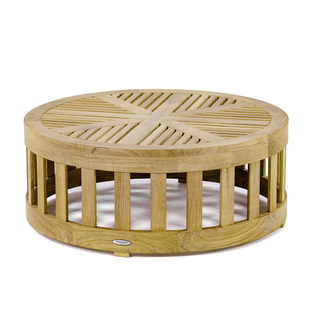 Westminster Teak Round Ottoman