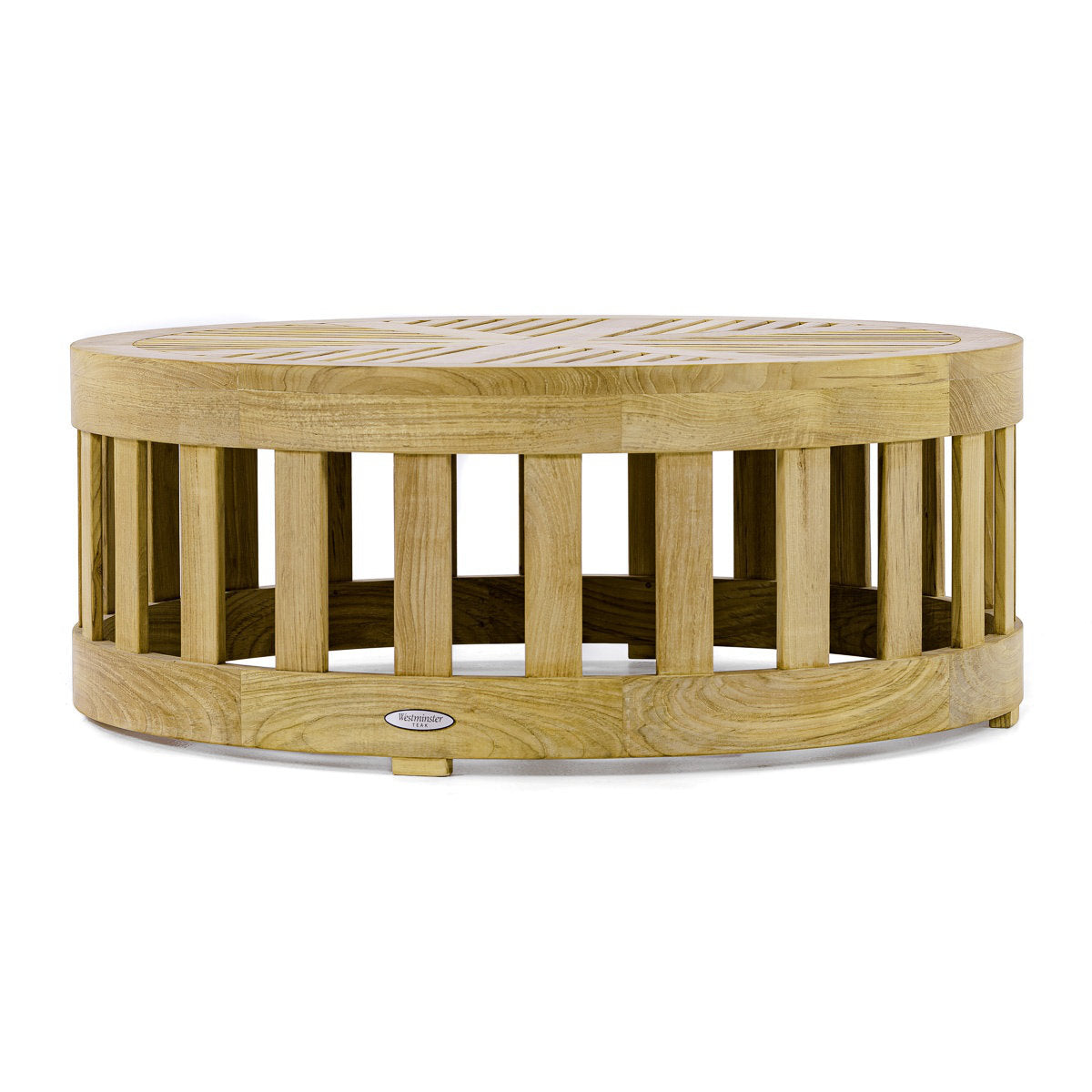 Westminster Teak Round Ottoman