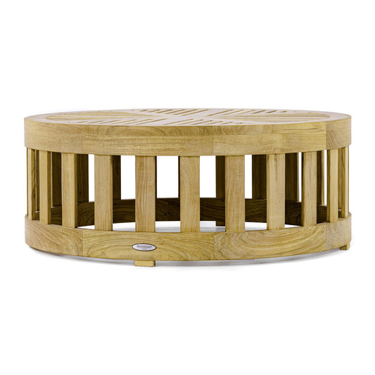 Westminster Teak Round Ottoman