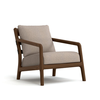 Whitney Lounge Chair with Wood Panel