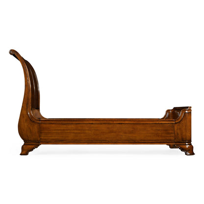 Windsor Solid Wood Sleigh Platform Bed