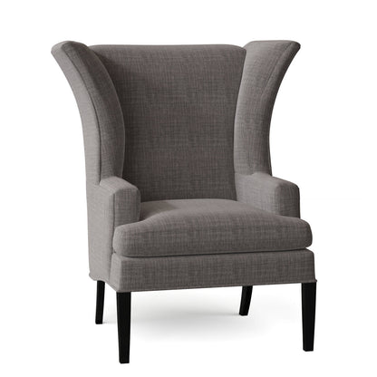 Duralee 41 Wide Down Cushion Slipcovered Wingback Chair