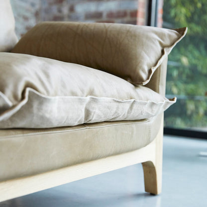 Tikamoon Woodnest Solid Oak And Leather Cheyenne