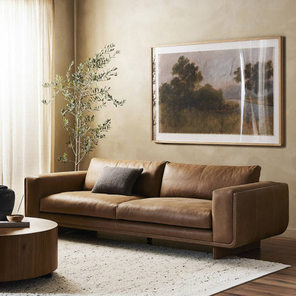 Four Hands Yann 96 Leather Sofa