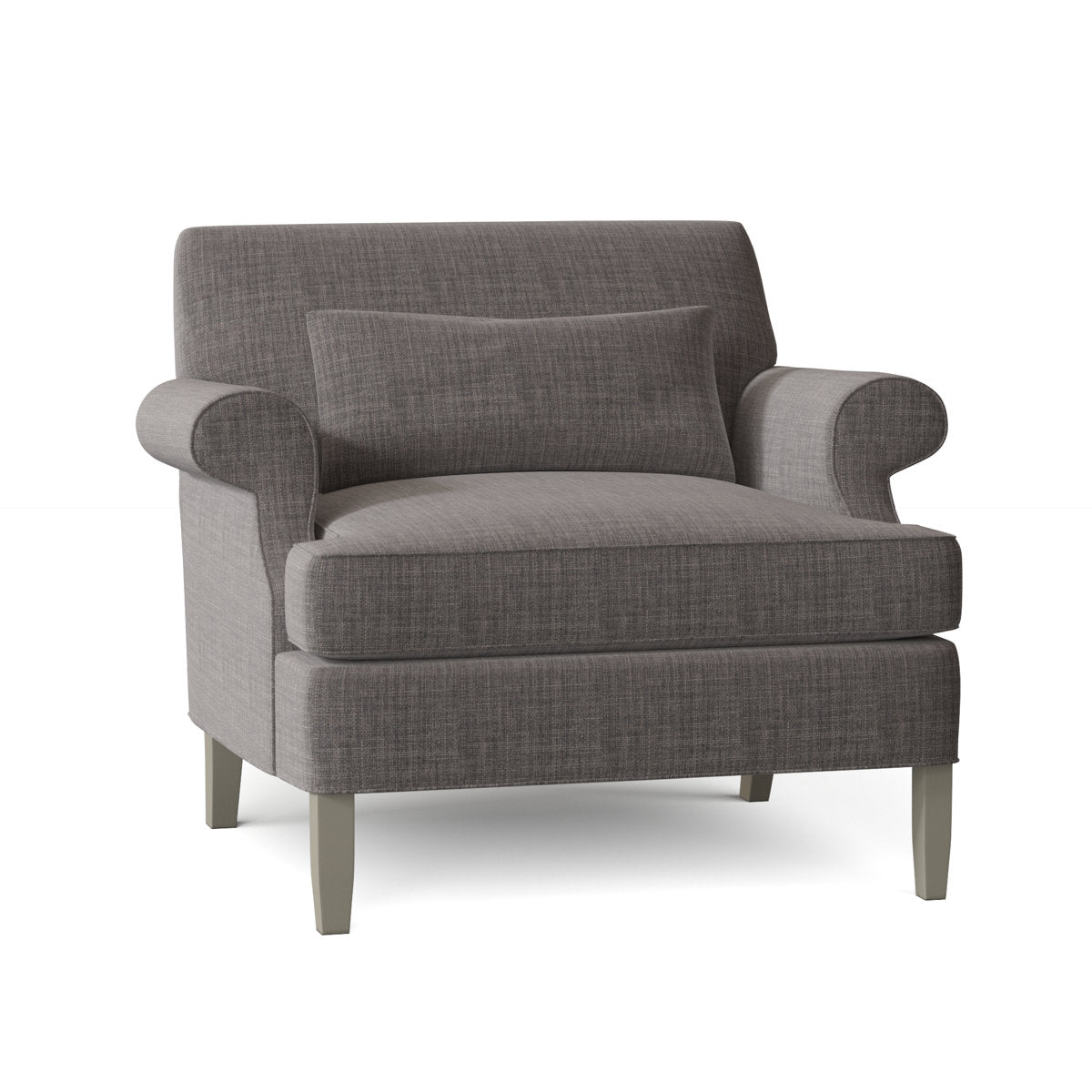 Duralee York 35 Wide Down Cushion Slipcovered Armchair