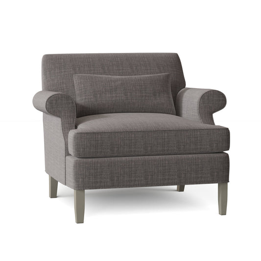 Duralee York 35 Wide Down Cushion Slipcovered Armchair