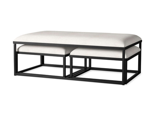 Palmer Upholstered Nesting Ottoman