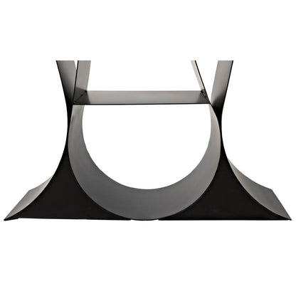 Noir Zaha Bookcase Black Metal