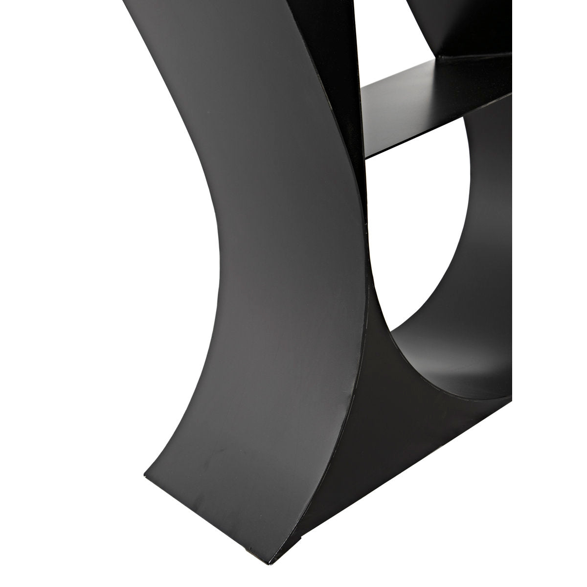 Noir Zaha Bookcase Black Metal