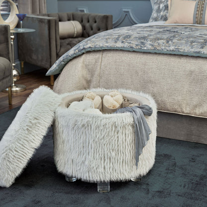 Eastern Accents Zeylin Storage Ottoman
