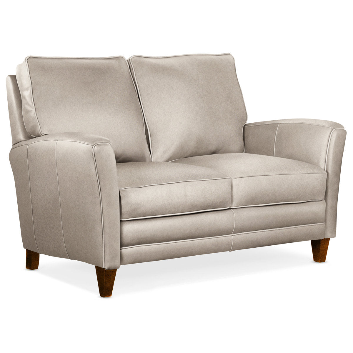 Bradington Young 63 Genuine Leather Flared Arm Loveseat