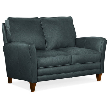Bradington Young 63 Genuine Leather Flared Arm Loveseat