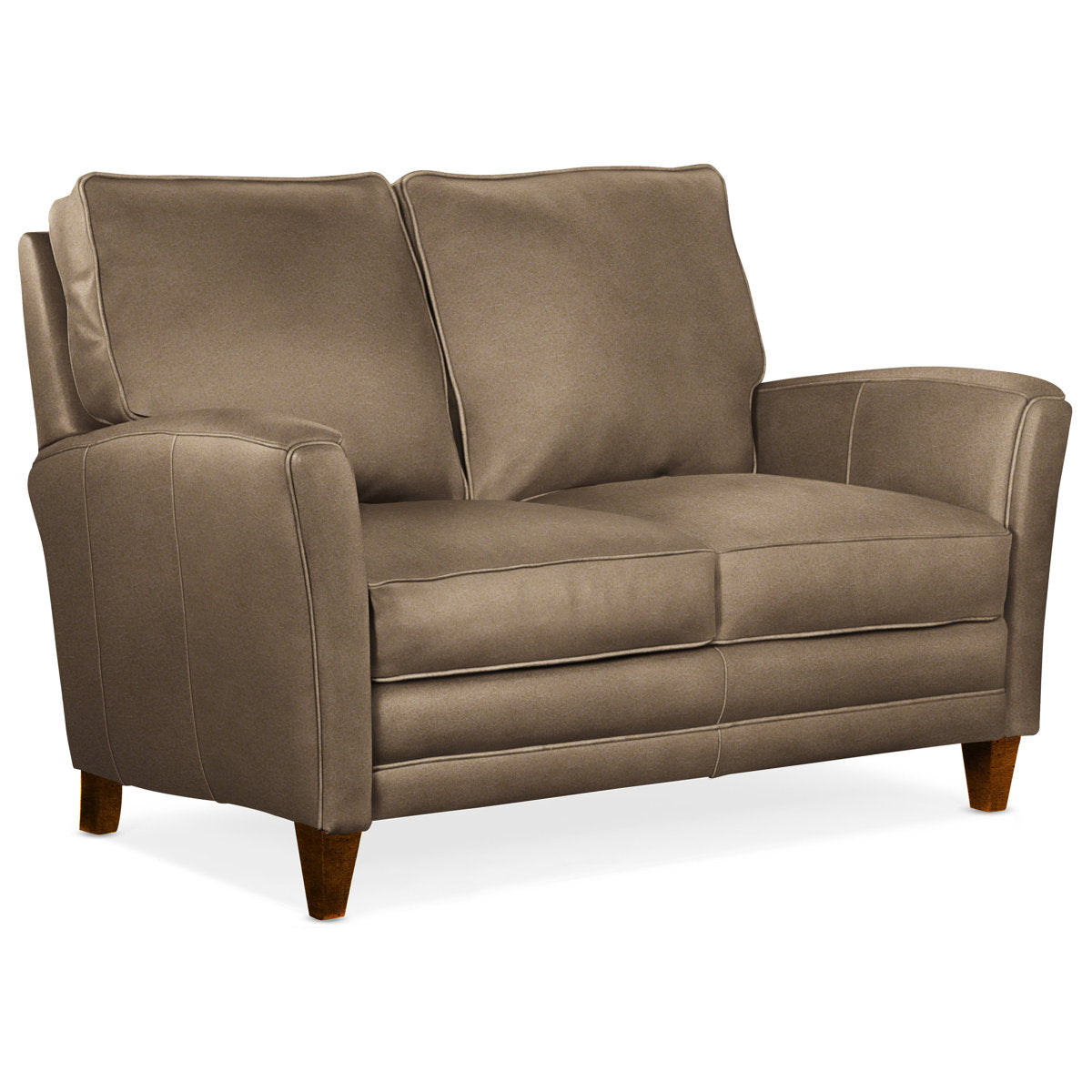 Bradington Young 63 Genuine Leather Flared Arm Loveseat