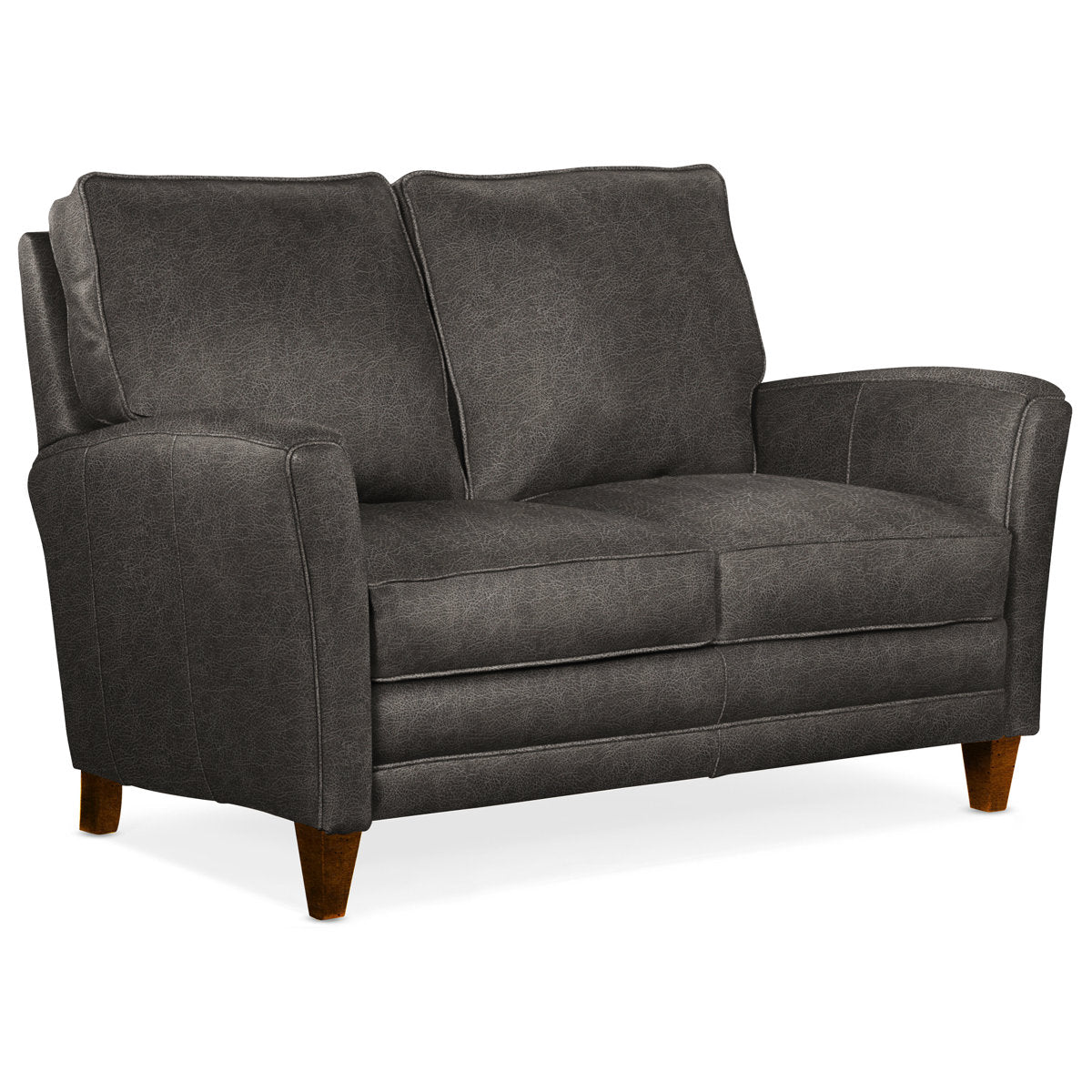 Bradington Young 63 Genuine Leather Flared Arm Loveseat