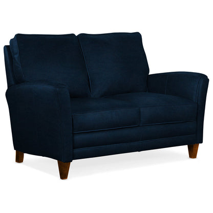 Bradington Young 63 Genuine Leather Flared Arm Loveseat